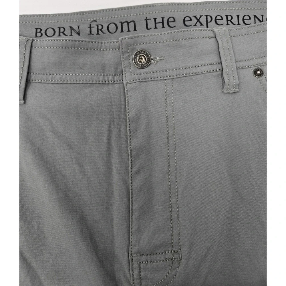 Prana Pants Mens 40x31 Slim Gray Brion Hiking Camping Traveler Gorpcore Outdoors